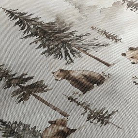 Obraz - Las z niedźwiedziami (70x50 cm)