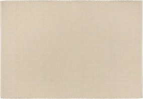 Beżowy wełniany dywan tkany ręcznie 140x200 cm Talo – noo.ma