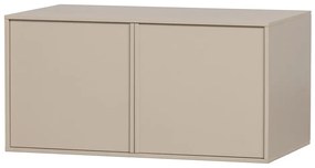 Kremowa szafa modułowa z litego drewna sosnowego 200x250 cm Daily – vtwonen