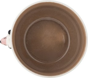 Biało-brązowa kamionkowa miska dla dzieci ø 14 cm Dolly – Bloomingville Mini