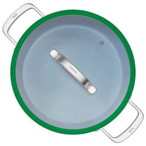 Patelnia z pokrywką/z powłoką ceramiczną ø 28 cm tegame Meda 3.0 – FABINI