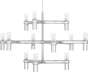 Lampa wisząca ze szklanymi kloszami Atomic