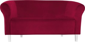 Sofa Milo tkanina Welur : Kolor nogi - Biała, Kolor tkaniny - VELVET - MG31, Typ tkaniny - Velvet, Wysokość nogi - 15 cm