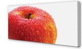 Fotoobraz na płótnie Rosa na Czerwonym Jabłku