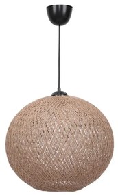 Beżowa lampa wisząca z kloszem z juty ø 38 cm – Opviq lights