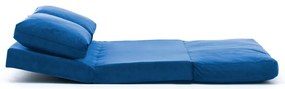 Niebieska rozkładana sofa 120 cm Taida – Balcab Home