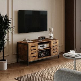 Szafka rtv pod telewizor - brąz 110cm