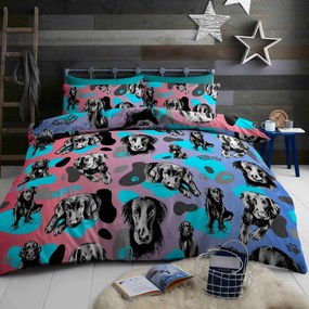 PrzytulneMieszkanie.pl PrzytulneMieszkanie.pl Bawełniana pościel ARTEMIS różowo-fioletowa, 100% bawełna Rozmiar pościeli: 2 szt 70 x 90 cm | 200 x 220 cm