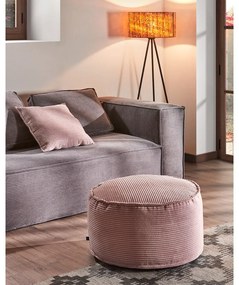 Szara sztruksowa sofa 240 cm Blok – Kave Home