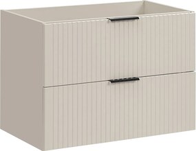Beżowa szafka umywalkowa z szufladami 80 cm R5-R36