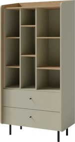Regał VETTA - Dąb / 6 półek / 80 cm