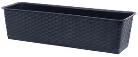 Skrzynka balkonowa Ratolla Case P 60 cm antracyt PROSPERPLAST