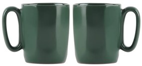 Ciemnozielone kamionkowe kubki zestaw 2 szt. na espresso 80 ml Fuori – Vialli Design