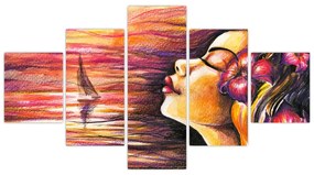 Obraz - Wspomnienia lata (125x70 cm)