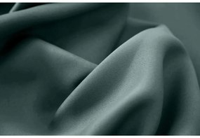 Turkusowa zasłona OXFORD 140x250 cm Zawieszanie: Metalowe pierścienie