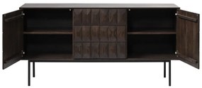 Brązowa komoda Unique Furniture Latina, dł. 160 cm