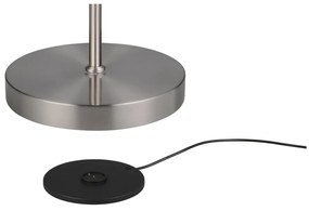 Lampa stojąca LED w kolorze srebra (wysokość 160 cm) Moreno – Trio