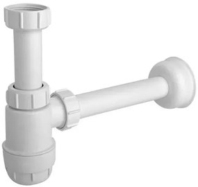 Syfon butelkowy REA HC2 biały niski