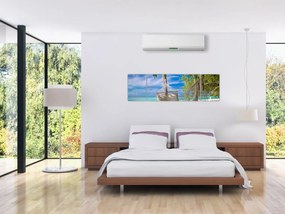 Obraz - Hamak na plaży (170x50 cm)
