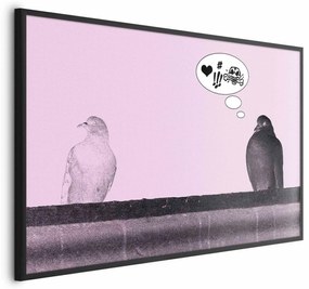Plakat Zaloty 42x29,7 cm z ramą czarną bez marginesu ARTGEIST B