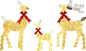 Outsunny Renifer LED — dekoracja świąteczna