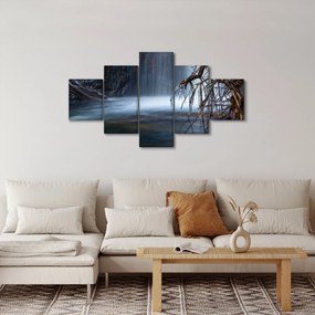 Obraz zimowej laguny (125x70 cm)