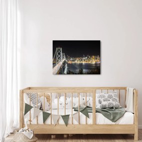 Obraz Brooklyn Bridges i Nowego Jorku (70x50 cm)