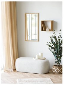 Wielopoziomowa półka z litego drewna dębowego w naturalnym kolorze 30 cm Lattoon – House Nordic