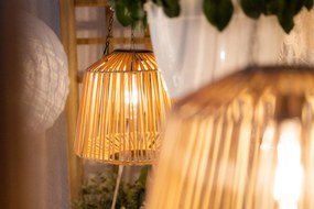 Lampa solarna wisząca Jily, boho, Ø 28 cm