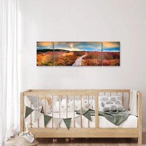 Obraz - Jesienna podróż krainą (170x50 cm)