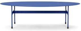 Niebieski metalowy stolik 39x120 cm Mira – Spinder Design