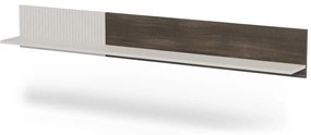 Półka wisząca RANDOM 2 P-1 150cm orzech/kaszmirowa HALMAR