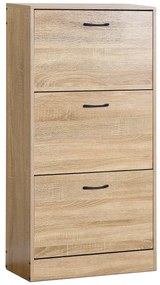 Szafka na buty z przegródkami G1016 OAK, dąb
