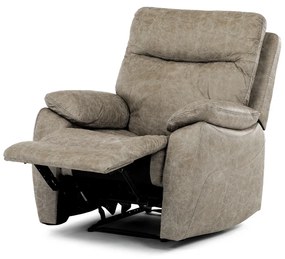 Fotel rozkładany 4092 LAN3, vintage, beżowy