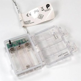 Świąteczny LED łańcuch - 10 m, 100 diod, ciepła biel