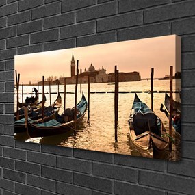 Obraz na płótnie Łódź Rybacka na Morzu