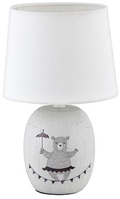 Rabalux 4607 - Lampa stołowa dziecięca DORKA 1xE14/40W/230V szary