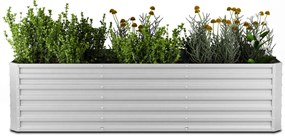 Blumfeldt Terrabox 240x100x60 cm Skrzynia na warzywa Srebrny