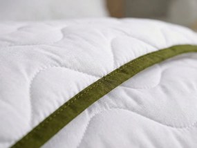 Całoroczna kołdra pikowana STELLA ALOE VERA 140x200 cm, biała