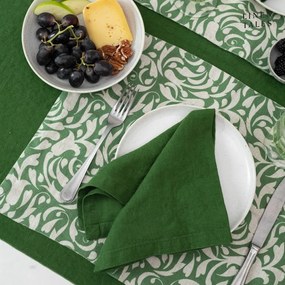 Lniany obrus 140x250 cm True Green – Linen Tales