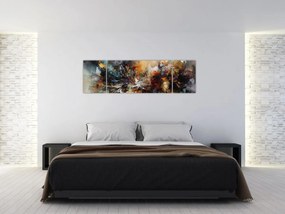 Obraz - Grafika abstrakcyjna (170x50 cm)