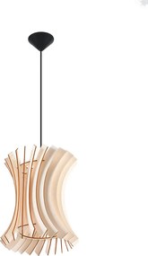 Drewniana lampa wisząca w stylu skandynawskim - EX566 N1-W45