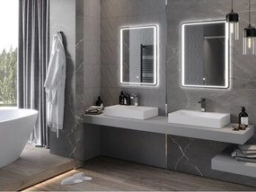 Mexen Zusa lustro łazienkowe podświetlane 60 x 80 cm, LED 6000K, antypara - 9808-060-080-611-00