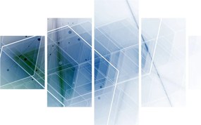 Obraz - Kształty geometryczne (125x70 cm)