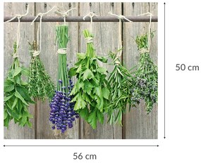 Szklana płyta ochronna LAWENDA na kuchenkę – duża, ZELLER