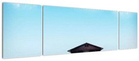 Obraz domu nad morzem (170x50 cm)