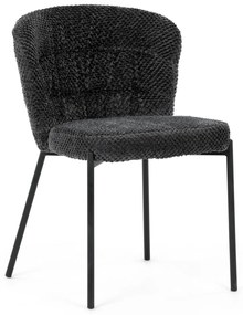 Zestaw krzeseł do jadalni Bouclé CT-W1077 GREY2, 4szt.