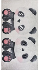 Czarno-biały dywan dziecięcy 160x230 cm Panda Friends – Vitaus