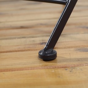 3-częściowy zestaw bistro składający się ze stołu i 2 krzeseł metal czarny Outsunny