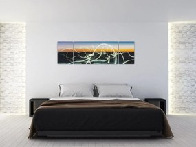 Obraz - widok nieba z dachu (170x50 cm)